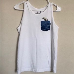 White Pocket Tank